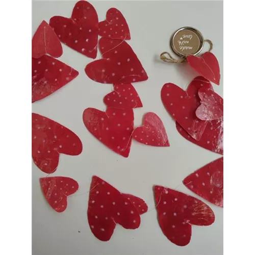 Capiz-Girlande Milena rot