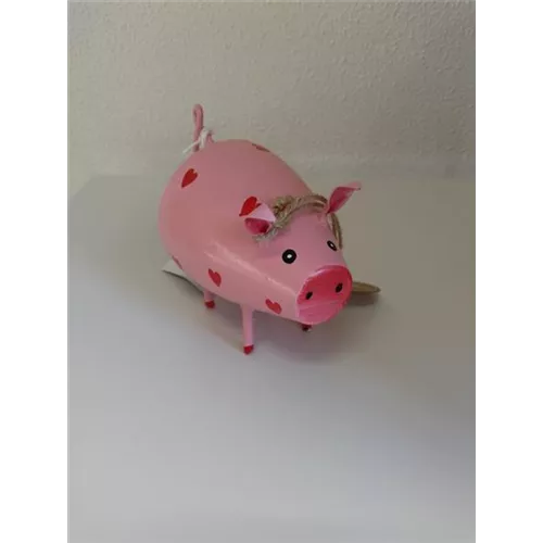 Figur Peppa, Schwein, H 9,5 cm, Eisen, P