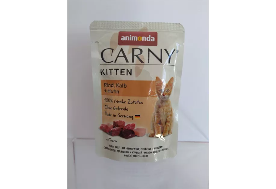 85g Kitten Rind,Kalb+Huhn 