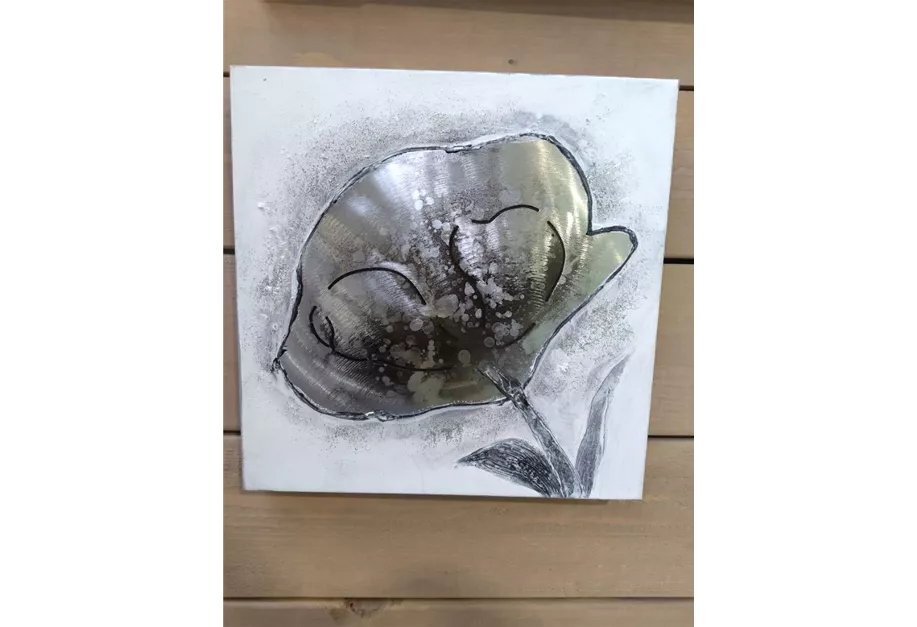 Weiss grau silber